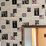 Papel de Parede com estampa